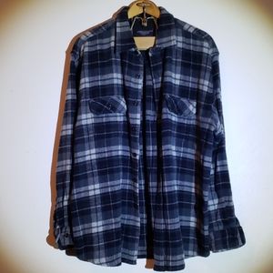 American Eagle washed wool blend men’s shirt.